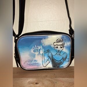 Shanghai DISNEY Resort Cinderella Adjustable Crossbody Purse Bag Rare